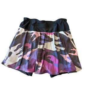 SPARKLE SKIRTS Purple Camo Tennis Golf Skort Women size XL Athleisure
